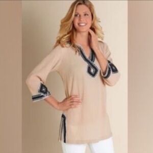 SOFT SURROUNDINGS Moroccan Sequin Tunic